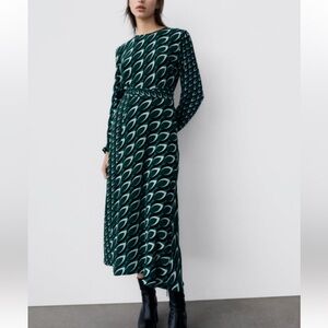 Zara Peacock Dress